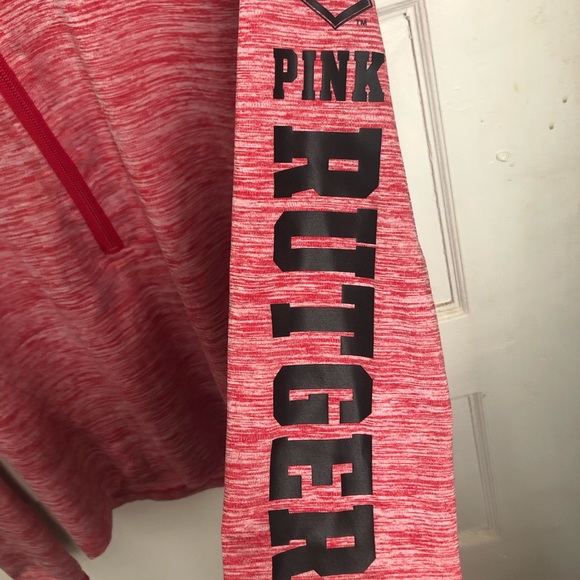 PINK VS Rutgers Half Zip - Picture 4 of 6